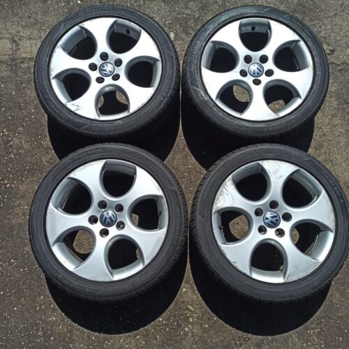 SET CERCHI CERCHIO RUOTE PNEUMATICO VW VOLKSWAGEN GOLF 5 GTI 2004 AL 2008 225/45 R17 VEDI FOTO