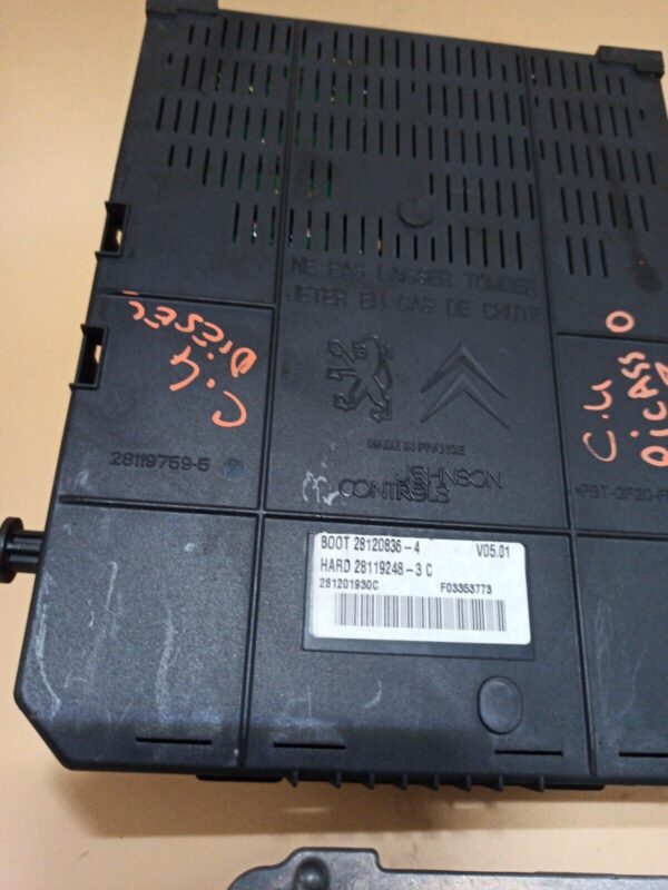 KIT ACCENSIONE CENTRALINA CITROEN C4 PICASSO 2006 AL 2013 CODICE 0281014729 - immagine 3