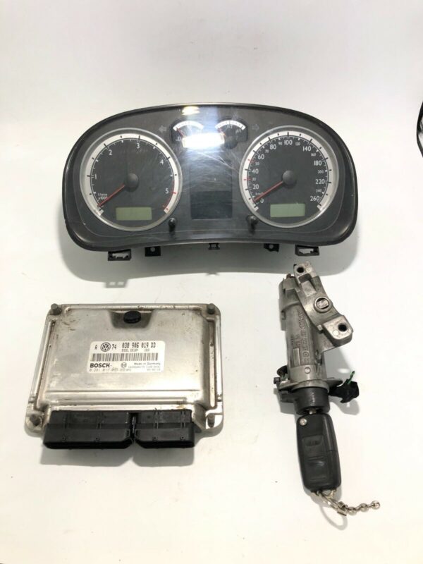 KIT ACCENSIONE CENTRALINA BLOCCHETTO VOLKSWAGEN Golf 4 1.9 D COD: 038906019DD