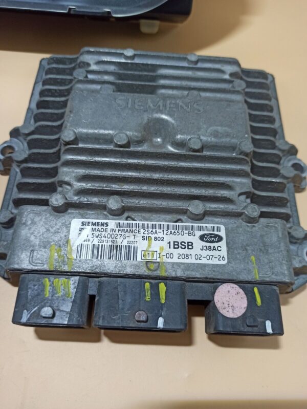 KIT ACCENSIONE CENTRALINA FORD FIESTA 1.4 TDCI 5° 2002 AL 2008 CODICE 2S6A12A650BG - immagine 2