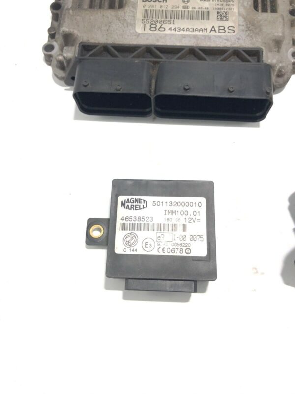 KIT ACCENSIONE CENTRALINA MOTORE FIAT MULTIPLA 1.9 DIESEL CODICE 0281012294 - immagine 2