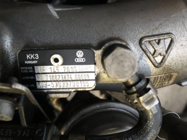 TURBINA TURBOCOMPRESSORE VW AUDI TT 8J 2006 AL 2014 2.0 FSI BWA CODICE  06F145701G - immagine 6