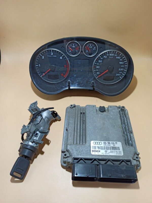 KIT ACCENSIONE CENTRALINA MOTORE Audi A3 2.0 TDI 2005 AL 2008 CODICE 03G906016FF