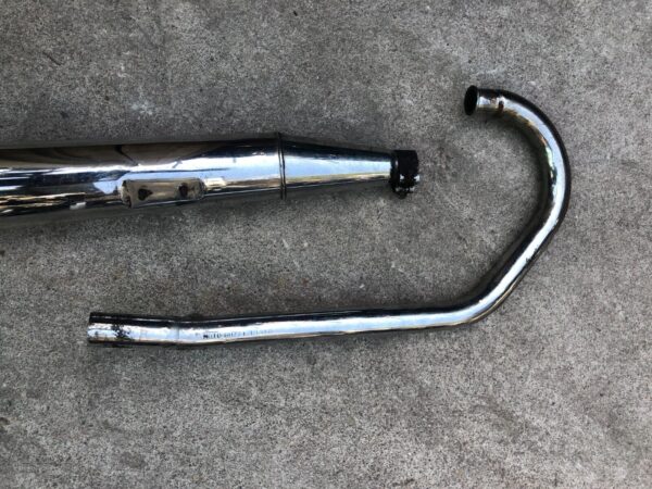 MARMITTA SCARICO TERMINALE COLLETTORE DESTRO LAFRANCONI MOTO GUZZI V65 S191 - immagine 5