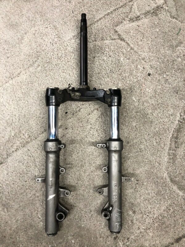 FORCELLA ANTERIORE STELI PIASTRA YAMAHA MAJESTY 400 2004 2005 2006 2007 2008 - immagine 2