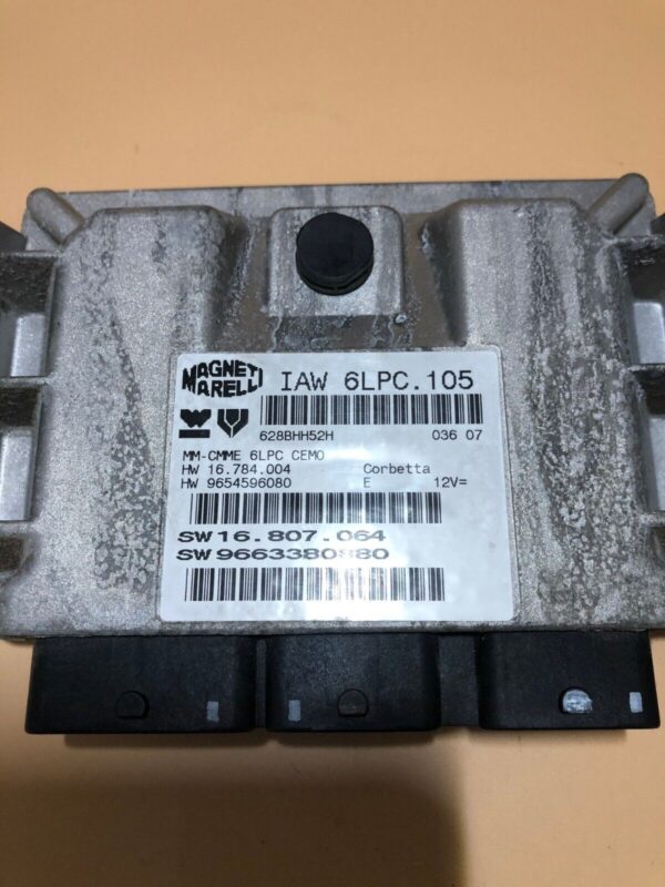CENTRALINA BLOCCHETTO ACCENSIONE PEUGEOT 207 1.4 B CODICE  9663380880 / 16807064 - immagine 2