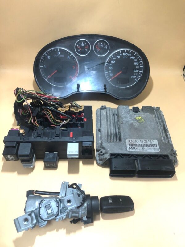 KIT ACCENSIONE CENTRALINA AUDI A3 2.0 TDI 2003 AL 2008 / 03G906016G / 0281011364