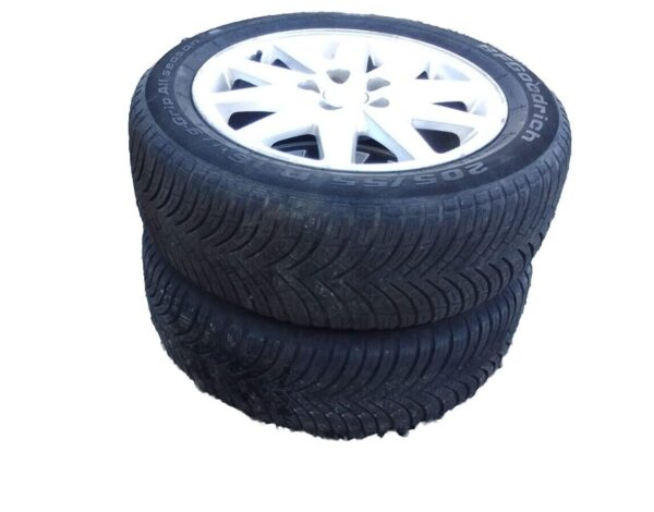 📞 2 CERCHI IN LEGA RUOTE PNEUMATICI ORIGINALI VOLVO V50 205/55 R16 - immagine 5