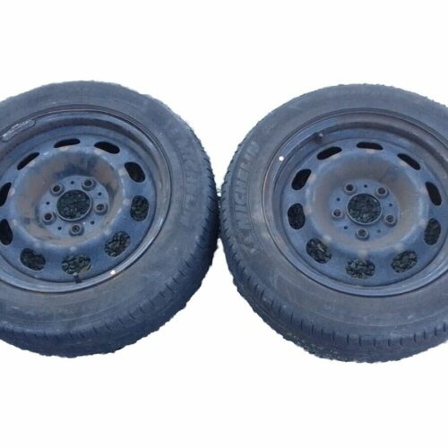 📞  2 CERCHI IN FERRO RUOTE GOMME PNEUMATICI MICHELIN PER BMW SERIE 1 205/55 R16