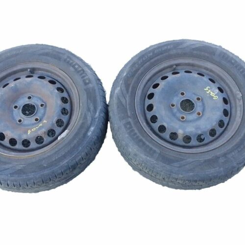📞 2 CERCHI IN FERRO RUOTE GOMME PNEUMATICI MOMO VOLKSWAGEN GOLF 5 /6 195/65 R15