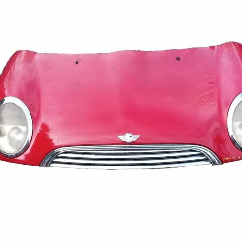 📞 COFANO MASCHERINA GRIGLIA FARI ANTERIORE ORIGINALE MINI COOPER ROSSO 2001 -2006