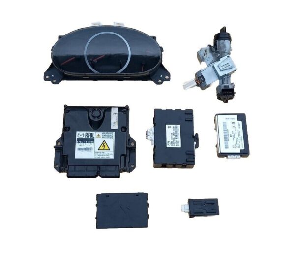 📞 KIT ACCENSIONE CENTRALINA MOTORE CHIAVE MAZDA 5 2.0 DIESEL RF8L 275800 - 7961