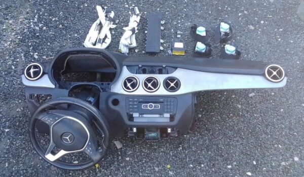 📞 KIT CRUSCOTTO AIRBAG VOLANTE ORIGINALE MERCEDES CLASSE B W246 CDI A2469000709 - immagine 2