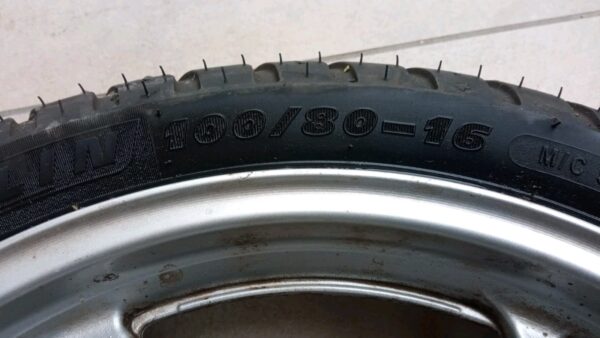 100 80 R16 CERCHIO RUOTA  DISCO ANTERIORE HONDA SH 150 2012 2013 2014 2015 2016 - immagine 4