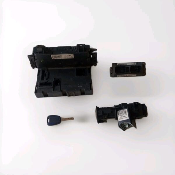 55192636 61027500 KIT BLOCCHETTO CHIAVE CENTRALINA MOTORE FIAT PANDA 1.2 BENZINA