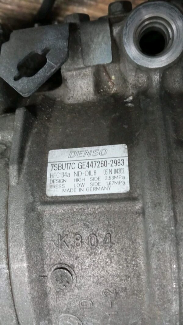 7SBU17C GE447260-2983 COMPRESSORE ARIA CONDIZIONATA A/C ORIGINALE BMW X5 E70 - immagine 7