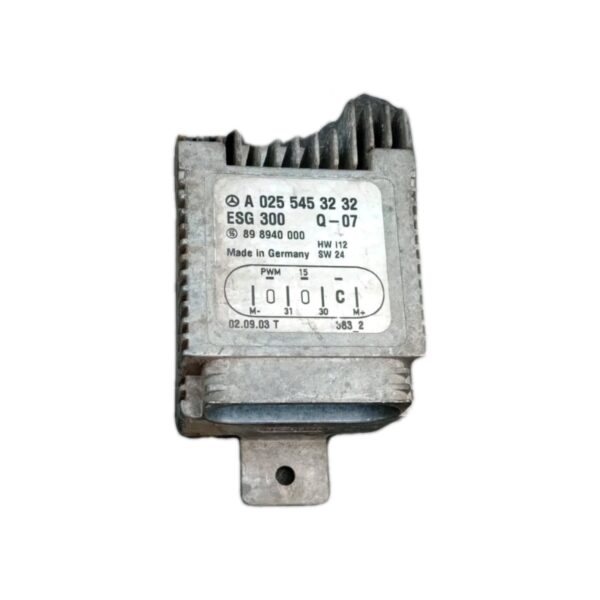 A025545323 CENTRALINA VENTOLA RADIATORE  MERCEDES  CLASSE A W168