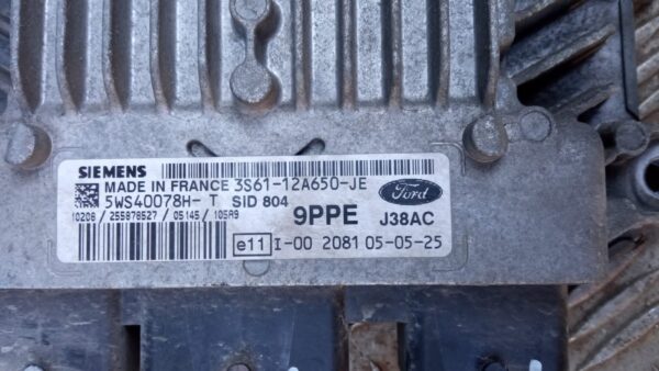 3S61-12A650-JE KIT STRUMENTI CENTRALINA CHIAVE FORD FIESTA FUSION DIESEL 2005 08 - immagine 7