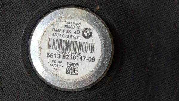 65139210147-06 CASSA ALTOPARLANTE SUBWOOFER BMW SERIE 1 F20 F21 / 3 F30 F31 2017 - immagine 5