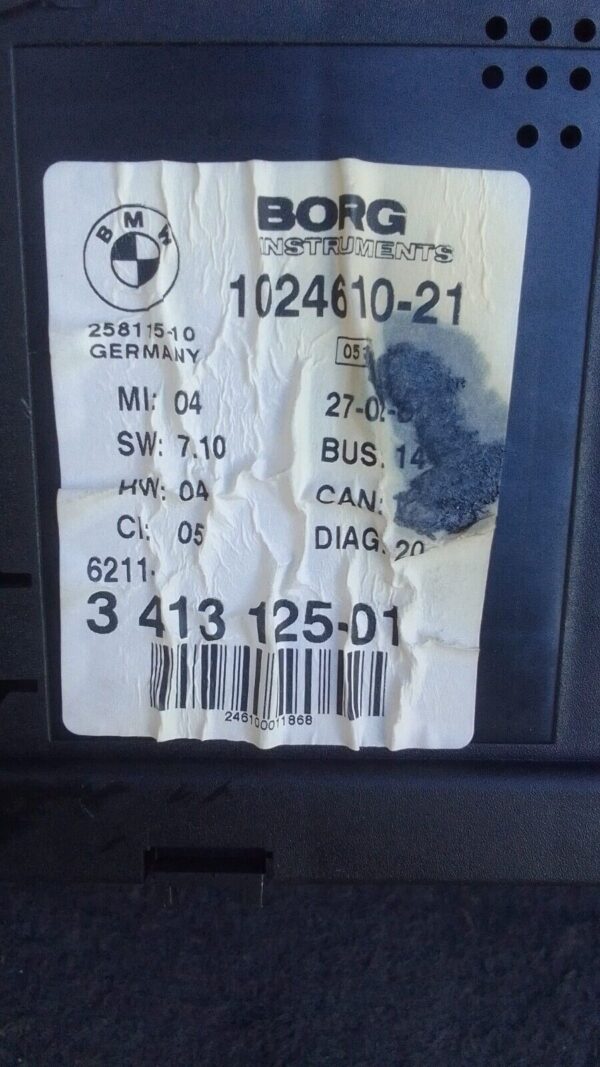 7533651 7536828 KIT STRUMENTI CENTRALINA MOTORE CAMBIO CHIAVE BMW X3 E83 BENZINA - immagine 9