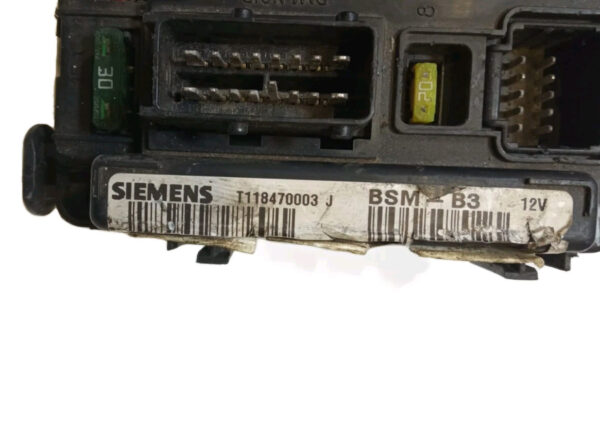 9643498880 BODY COMPUTER SAM SCATOLA FUSIBILI PEUGEOT 206 CITROEN C3 1.4 DIESEL - immagine 4