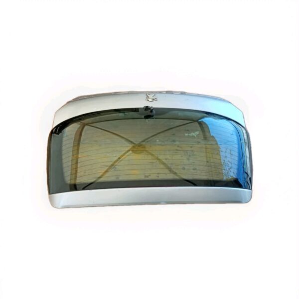 PORTELLONE COFANO BAULE POSTERIORE ORIGINALE PEUGEOT 206 2003 AL 2009 ARGENTO - immagine 4