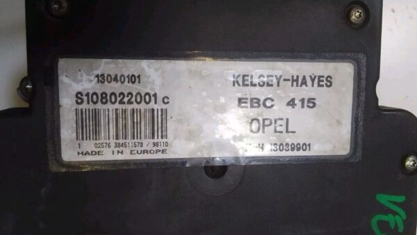 S108022001C C KH1303990 CENTRALINA POMPA ABS FRENI OPEL VECTRA 1995 AL 2002 - immagine 7