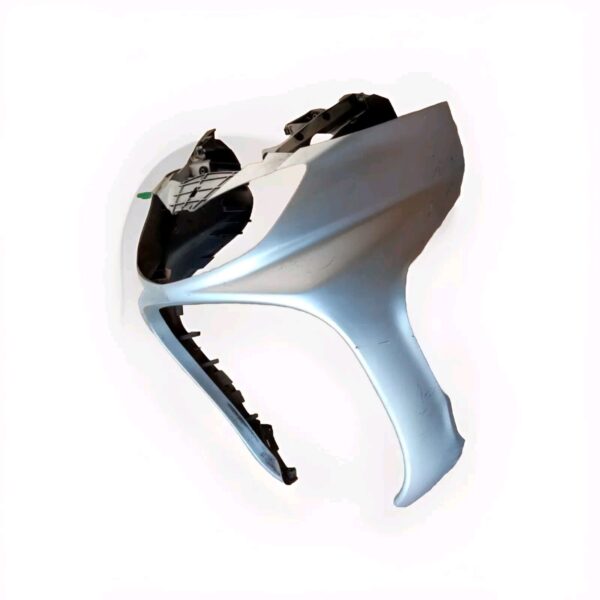 SCUDO CARENA ANTERIORE YAMAHA MAJESTY 400 2004 2005 2006 2007 2008 ARGENTO - immagine 3