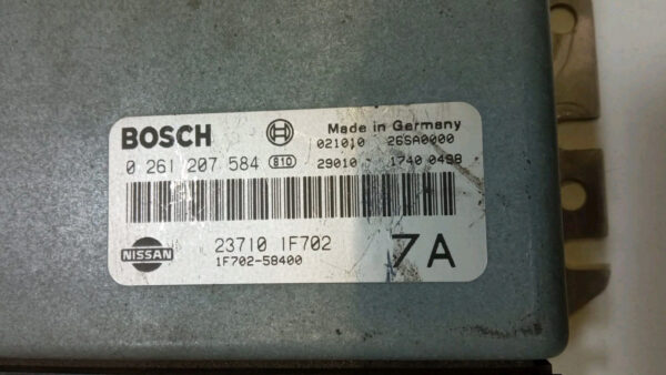 0261207584 237101F702 KIT CENTRALINA MOTORE CHIAVE NISSAN MICRA K11 2000 2003 - immagine 6