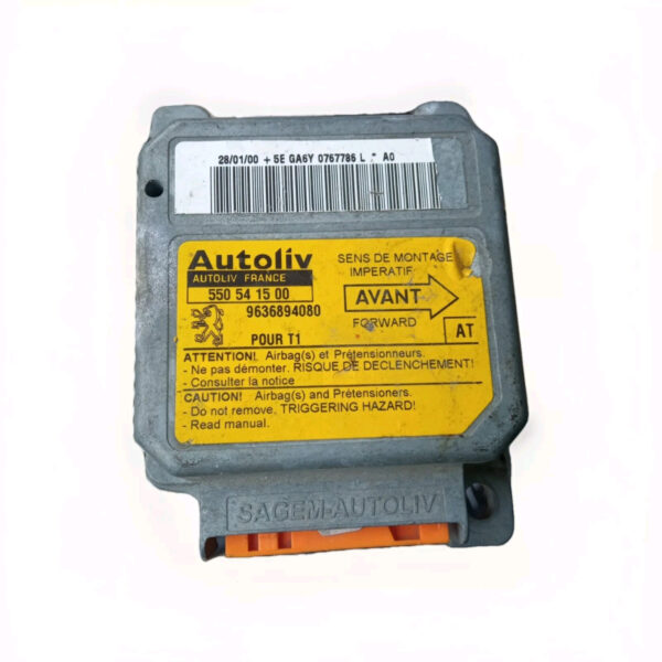 9636894080 CENTRALINA CONTROLLO AIRBAG PEUGEOT 206 1998 1999 2000 2001 2002 2003 - immagine 3
