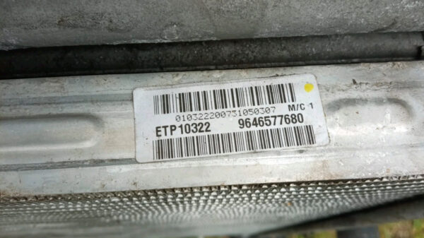 9646577680 RADIATORE ACQUA ARIA INTERCOOLER VENTOLA CITROEN C4 PICASSO DIESEL - immagine 7
