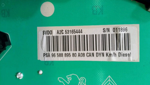 9662685580 9663176580 KIT STRUMENTI CENTRALINA AIRBAG CHIAVE PEUGEOT 1007 DIESEL - immagine 12