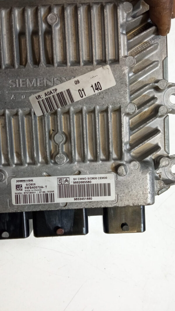 9662685580 9663176580 KIT STRUMENTI CENTRALINA AIRBAG CHIAVE PEUGEOT 1007 DIESEL - immagine 5