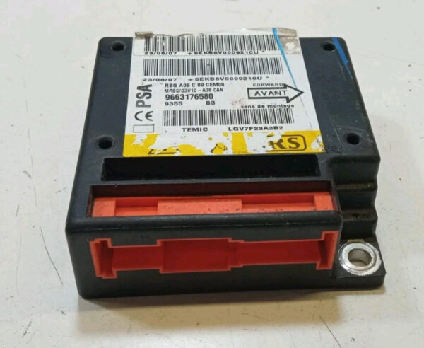 9662685580 9663176580 KIT STRUMENTI CENTRALINA AIRBAG CHIAVE PEUGEOT 1007 DIESEL - immagine 9