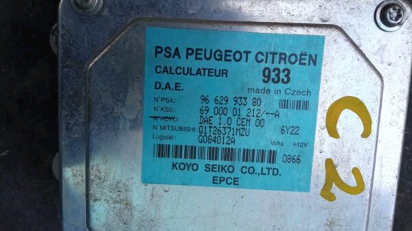 9662993380 6900001212 CENTRALINA SERVOSTERZO STERZO CITROEN C2 C3 / PEUGEOT - immagine 4