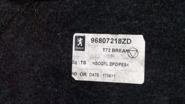 96807218ZD CAPPELLIERA RETRATTILE COPRIBAGAGLIAIO ORIGINALE PEUGEOT 308 SW - immagine 5