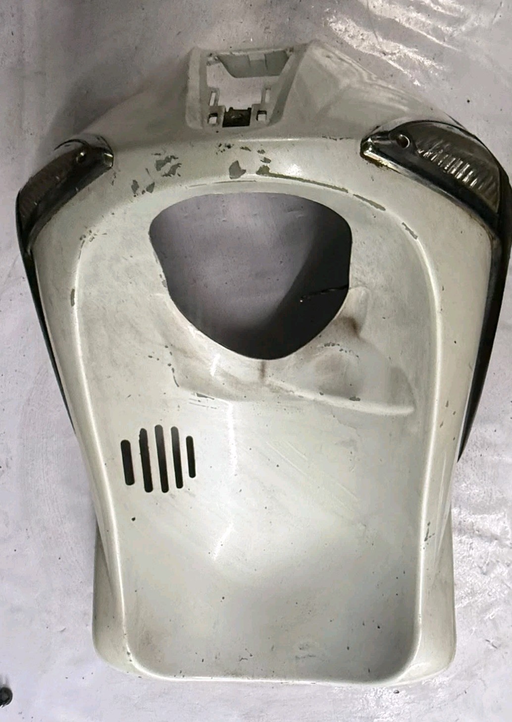SCUDO FRECCE ANTERIORE PIAGGIO LIBERTY 50 125 150 2009 AL 2015 BIANCO - immagine 4