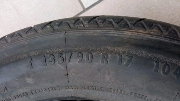 135 / 90 R17 RUOTINO RUOTA DI SCORTA BMW X3 E83 2004 AL 2010 - immagine 6