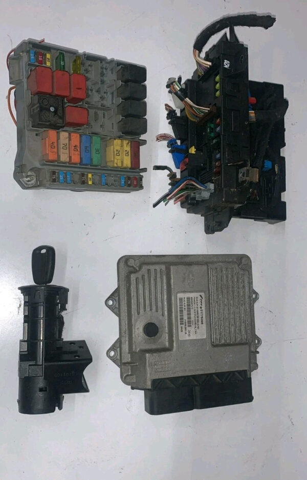 51775008 KIT CENTRALINA BLOCCHETTO CHIAVE FIAT PANDA 169 1.3 MTJ  2003 AL 2011 - immagine 3
