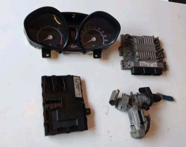 5WS40584B 8V21-12A650-EB KIT STRUMENTI CENTRALINA FORD FIESTA DIESEL 2008  2012 - immagine 3