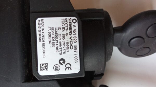 A1321501679 0261S04309 KIT CENTRALINA BLOCCHETTO CHIAVE SMART 451 1.0 TURBO BENZ - immagine 18