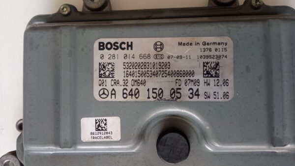 A6401500534 KIT CENTRALINA CHIAVE  MERCEDES CLASSE A W169  2004 AL  2008 DIESEL - immagine 7