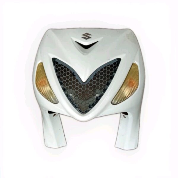 KIT CARENE CARENA  SCUDO FIANCHETTO SUZUKI SIXTEEN 150 2006 AL 2012 BIANCO - immagine 5