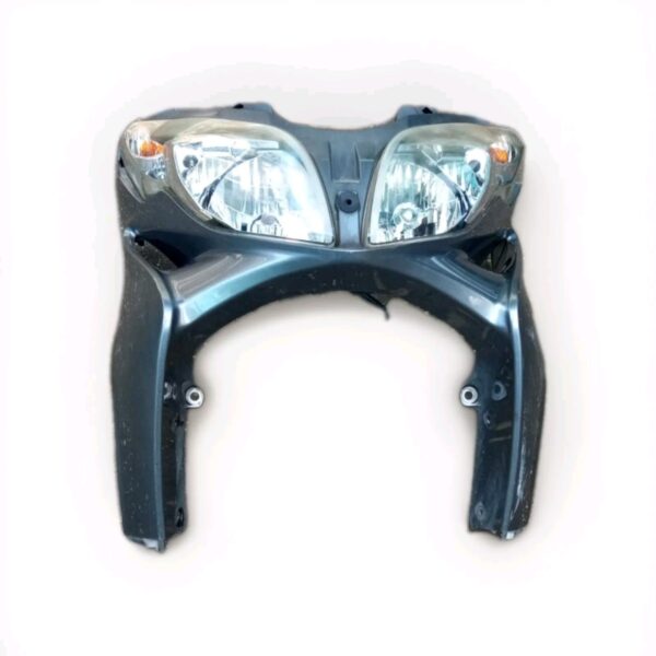 SCUDO CARENA FARO FRECCE ANTERIORE SUZUKI BURGMAN 400 K7 GRIGIO 2007 AL 2013
