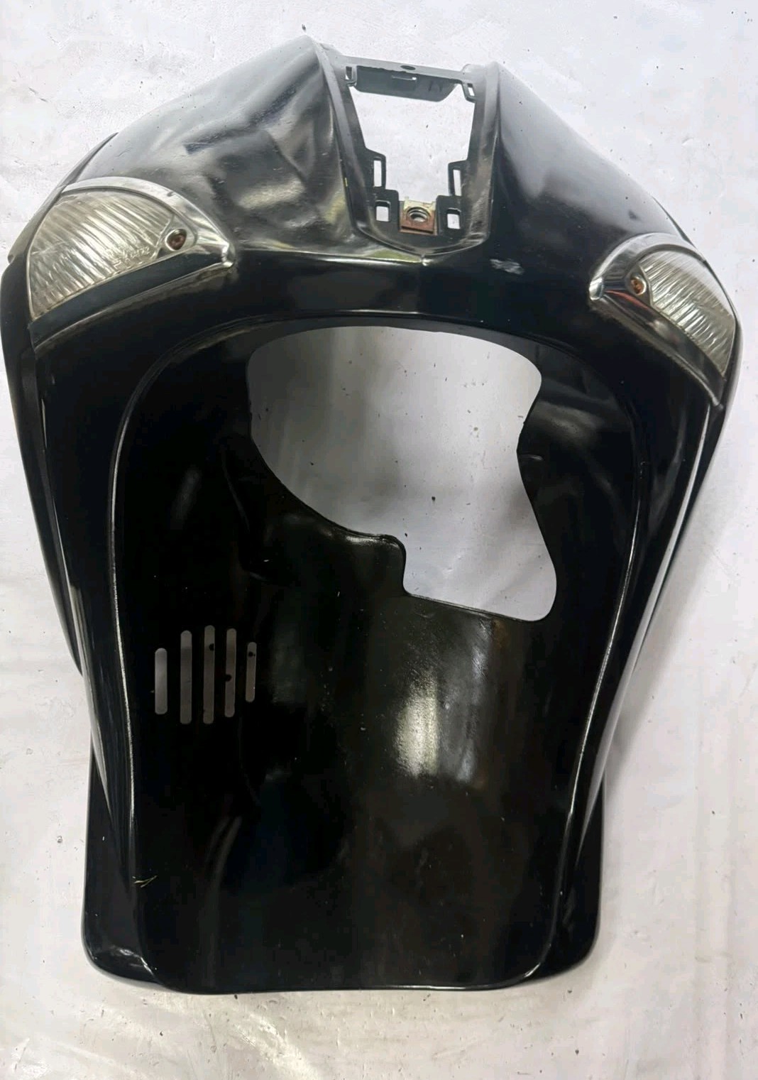 SCUDO FRECCE ANTERIORE PIAGGIO LIBERTY 50 125 150 2009 AL 2015 NERO - immagine 2