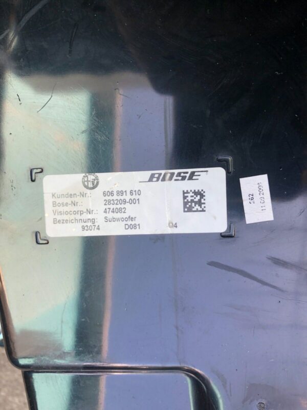 SUBWOOFER AMPLIFICATORE BOSE ALFA ROMEO 159 COD: 606891610 CABLAGGIO ASSENTE - immagine 5