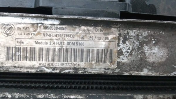 00505004050 KIT RADIATORE ACQUA A/C INTERCOOLER VENTOLA ALFA ROMEO 159 DIESEL - immagine 6