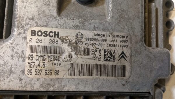 0261208901 9659763580 CENTRALINA MOTORE PEUGEOT 206 CC 1.6 BENZINA - immagine 4