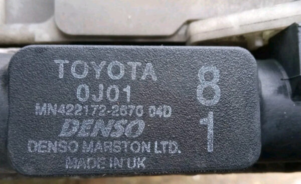 16363-0J020 KIT RADIATORE ACQUA ARIA ELETTROVENTOLA TOYOTA YARIS  BENZINA - immagine 4