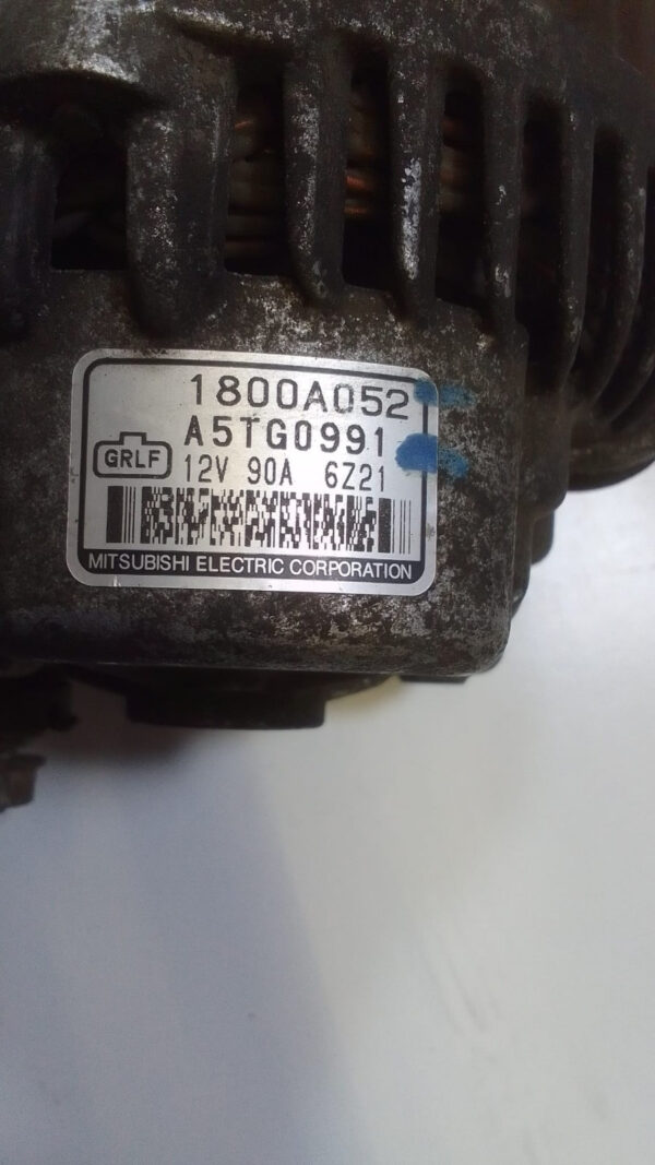 1800A052 ALTERNATORE 12V 90A SMART FORTWO W 451 BENZINA 2007 2008 2009 2010 2011 - immagine 6